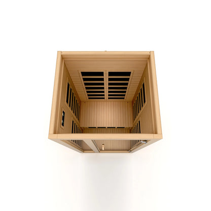 Dynamic "Gracia" 1-2-Person Low EMF FAR Infrared Sauna (DYN-6119-01) Dynamic Saunas