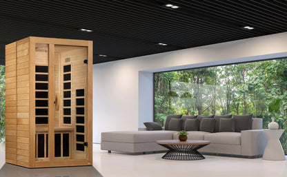 Dynamic "Gracia" 1-2-Person Low EMF FAR Infrared Sauna (DYN-6119-01) Dynamic Saunas