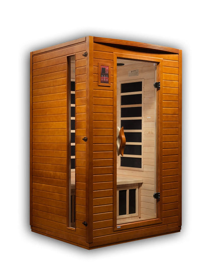 Dynamic "Versailles" Elite 2-Person Ultra Low EMF FAR Infrared Sauna (DYN-6202-03 Elite) Dynamic Saunas