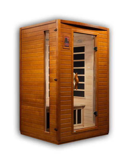 Dynamic "Versailles" Elite 2-Person Ultra Low EMF FAR Infrared Sauna (DYN-6202-03 Elite) Dynamic Saunas