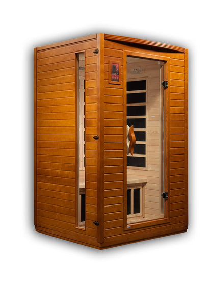 Dynamic "Versailles" Elite 2-Person Ultra Low EMF FAR Infrared Sauna (DYN-6202-03 Elite) Dynamic Saunas