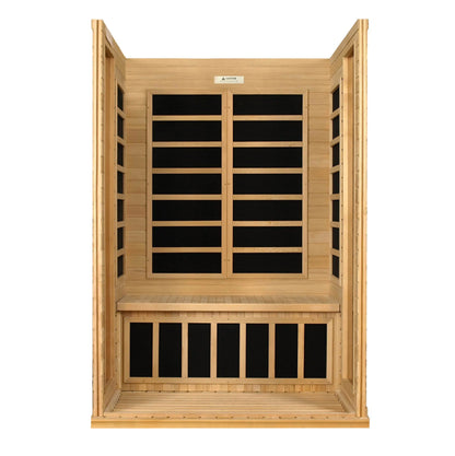 Dynamic "Versailles" 2-Person Low EMF FAR Infrared Sauna (DYN-6202-03) Dynamic Saunas