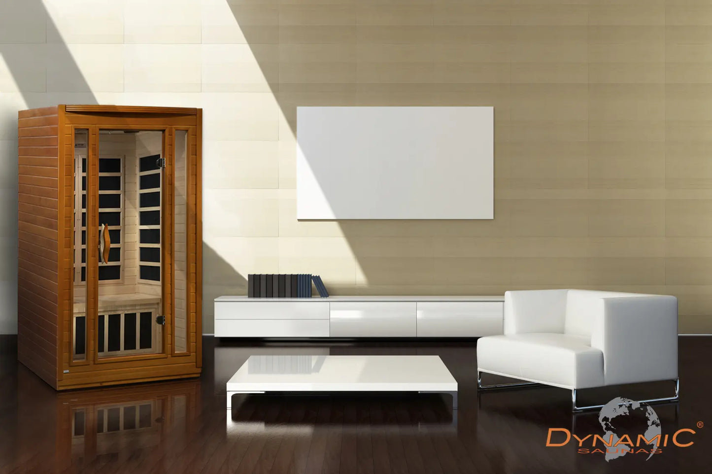 Dynamic "San Marino" Elite 2-Person Ultra Low EMF FAR Infrared Sauna (DYN-6206-01 Elite) Dynamic Saunas