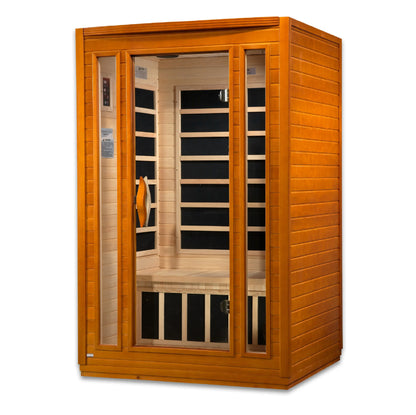Dynamic "San Marino" 2-Person Low EMF FAR Infrared Sauna (DYN-6206-01) Dynamic Saunas