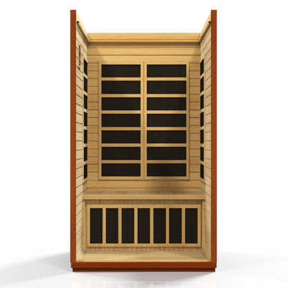 Dynamic "San Marino" 2-Person Low EMF FAR Infrared Sauna (DYN-6206-01) Dynamic Saunas