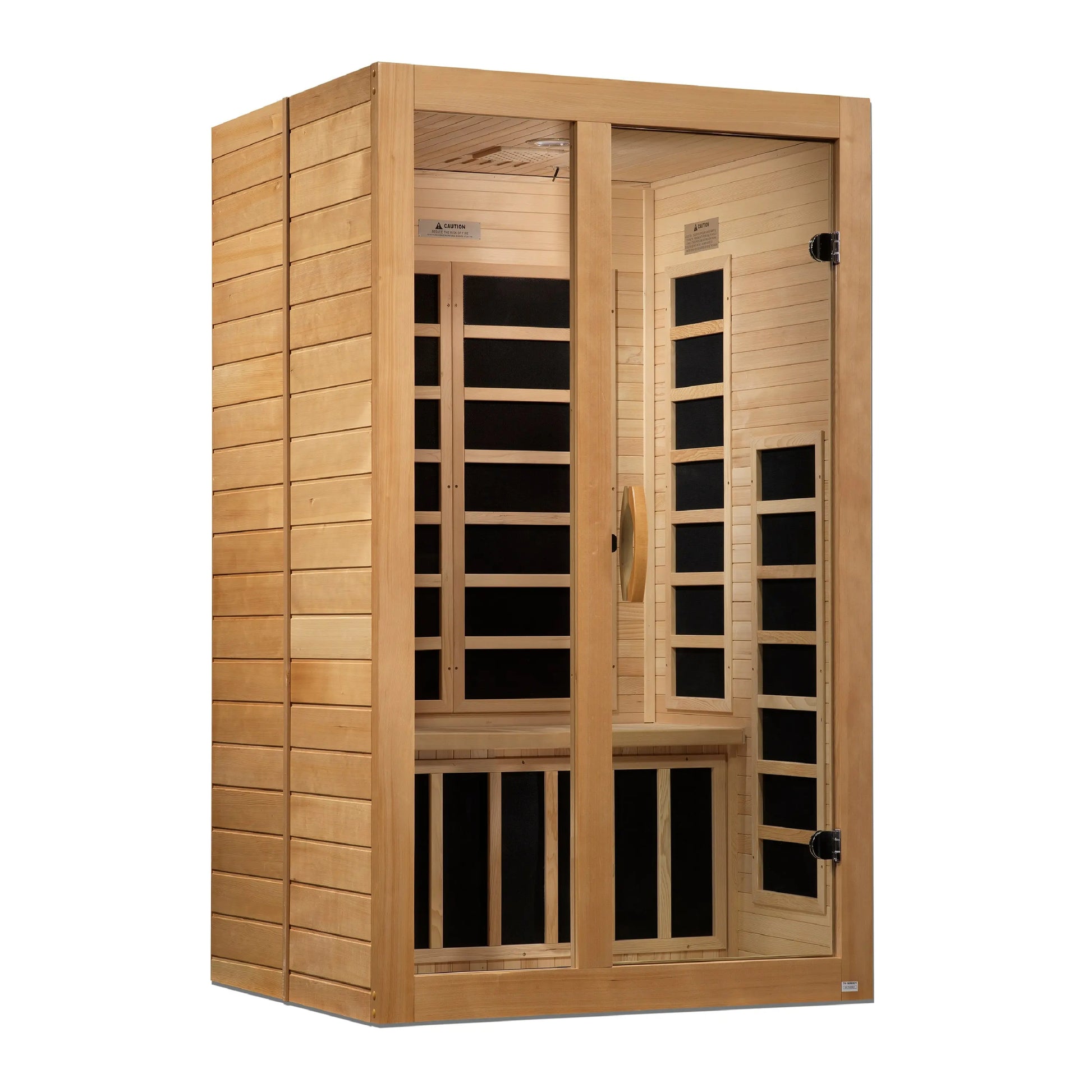 Dynamic "Santiago" 2-Person Low EMF FAR Infrared Sauna (DYN-6209-01) Dynamic Saunas