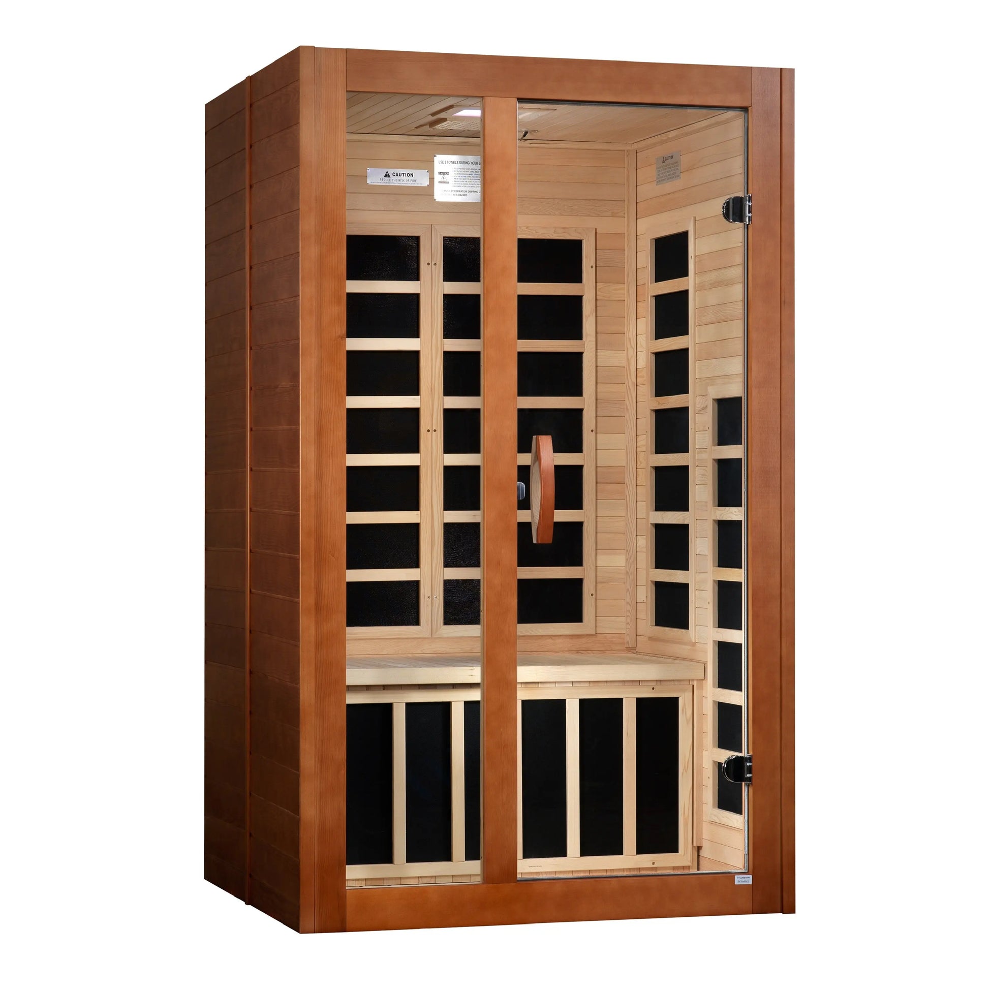 Dynamic "Santiago" Elite 2-Person Ultra Low EMF FAR Infrared Sauna (DYN-6209-02 Elite) Dynamic Saunas