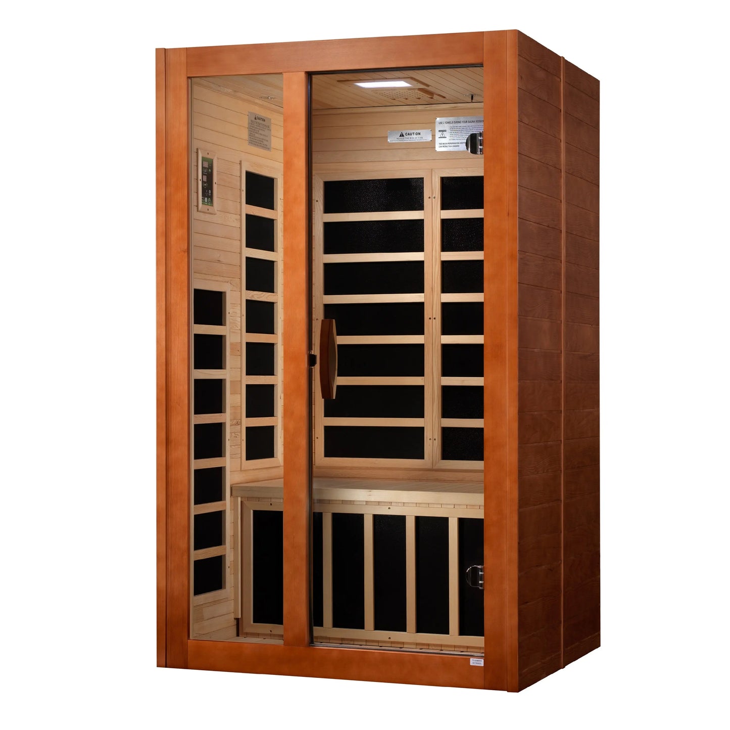 Dynamic "Santiago" Elite 2-Person Ultra Low EMF FAR Infrared Sauna (DYN-6209-02 Elite) Dynamic Saunas