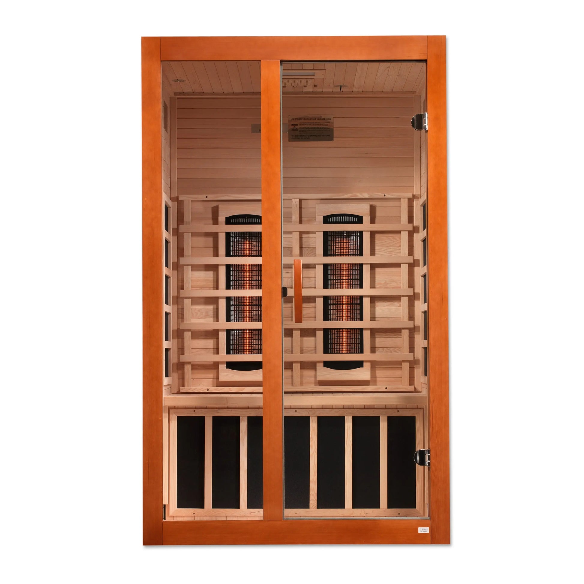 Dynamic "Santiago" 2-Person Full Spectrum Near Zero EMF FAR Infrared Sauna (DYN-6209-03 FS) Dynamic Saunas