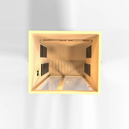 Dynamic "Santiago" 2-Person Full Spectrum Near Zero EMF FAR Infrared Sauna (DYN-6209-03 FS) Dynamic Saunas