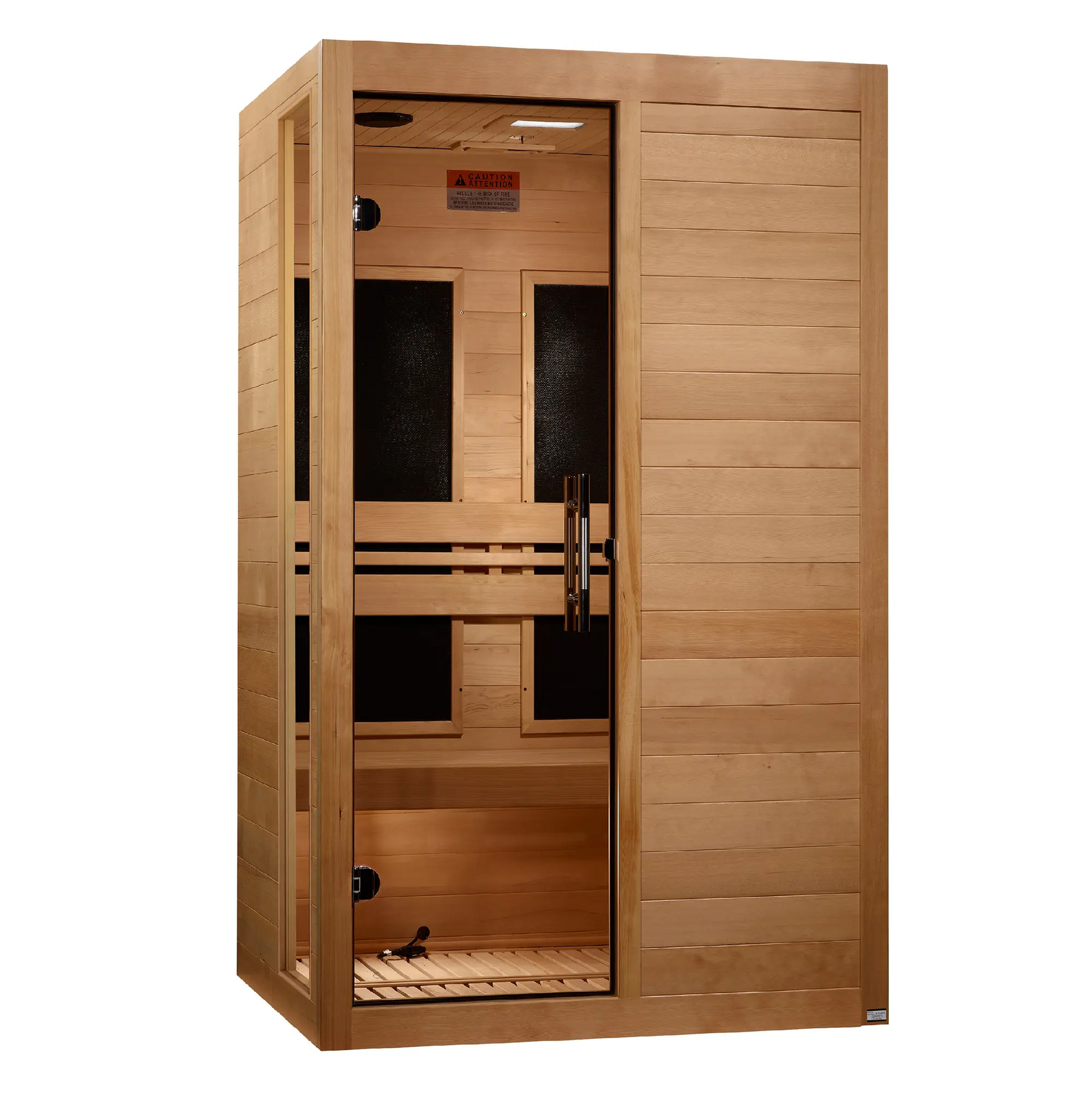Dynamic "Lucca" 2-Person Low EMF FAR Infrared Sauna (DYN-6215-05) Dynamic Saunas