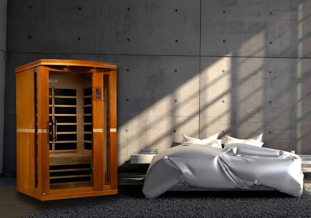 Dynamic "Vittoria" Elite 2-Person Ultra Low EMF (Between 3-5MG) FAR Infrared Sauna (DYN-6220-01 Elite) Dynamic Saunas