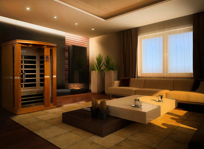 Dynamic "Vittoria" Elite 2-Person Ultra Low EMF (Between 3-5MG) FAR Infrared Sauna (DYN-6220-01 Elite) Dynamic Saunas