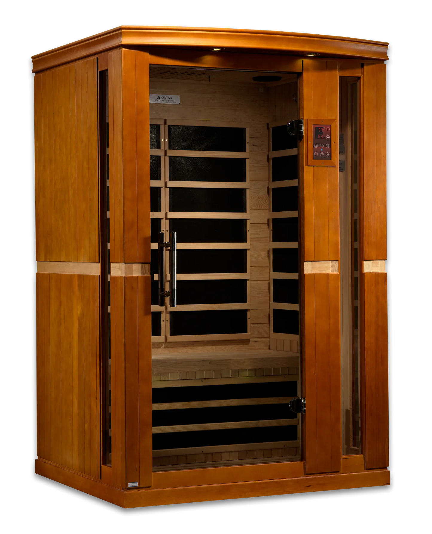 Dynamic "Vittoria" Elite 2-Person Ultra Low EMF (Between 3-5MG) FAR Infrared Sauna (DYN-6220-01 Elite) Dynamic Saunas