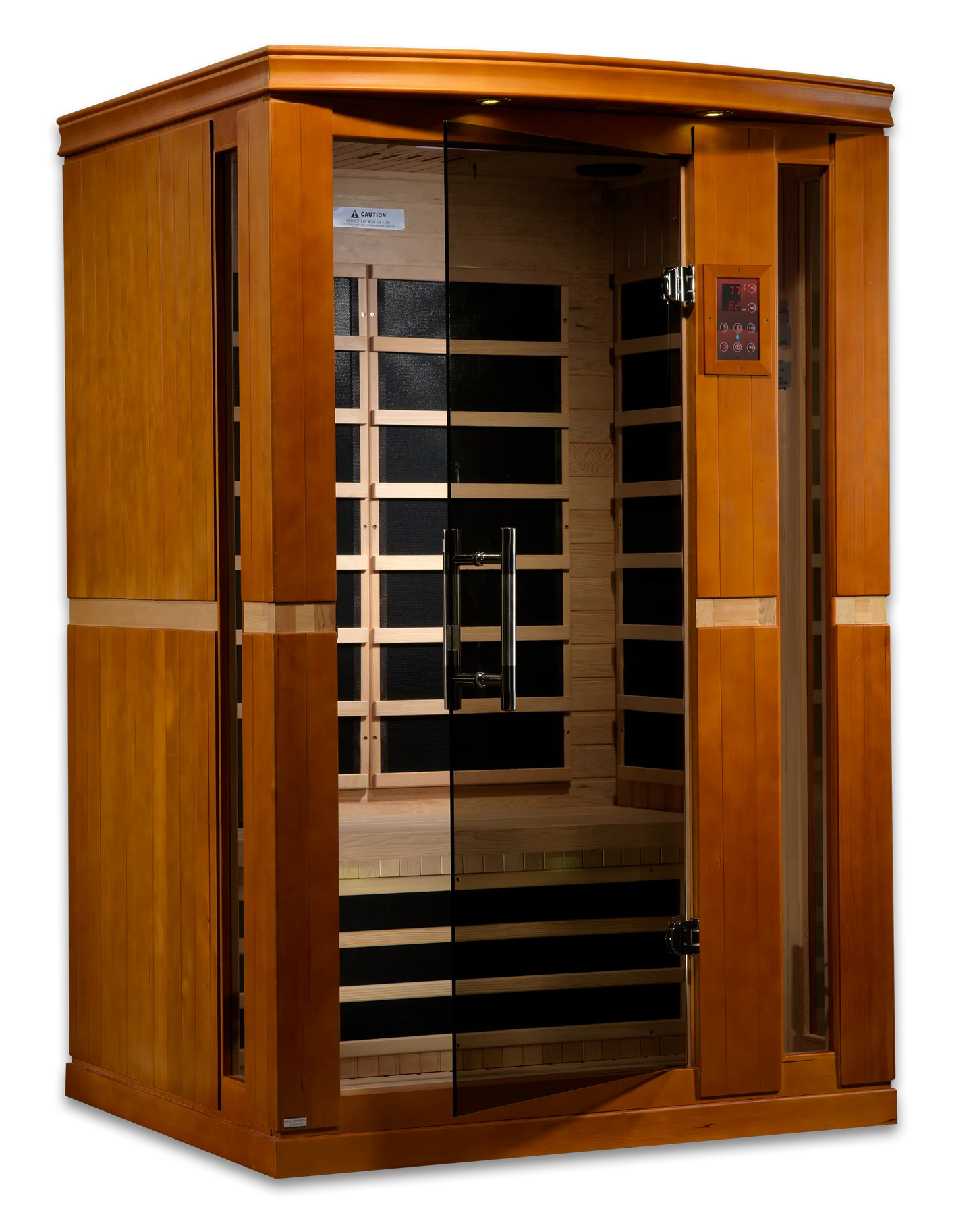Dynamic "Vittoria" Elite 2-Person Ultra Low EMF (Between 3-5MG) FAR Infrared Sauna (DYN-6220-01 Elite) Dynamic Saunas