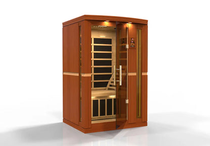 Dynamic "Vittoria" Elite 2-Person Ultra Low EMF (Between 3-5MG) FAR Infrared Sauna (DYN-6220-01 Elite) Dynamic Saunas