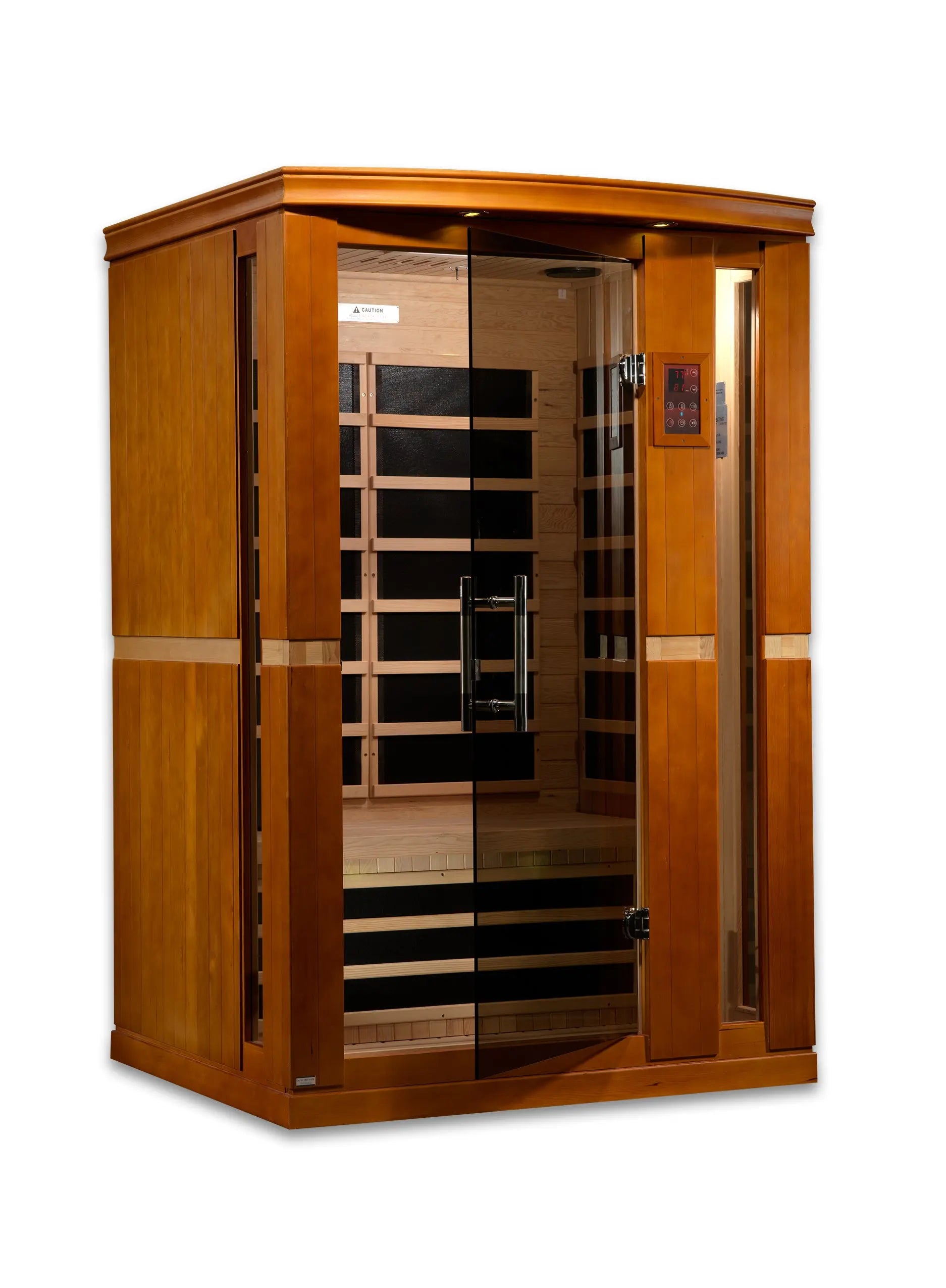 Dynamic "Vittoria" Elite 2-Person Ultra Low EMF (Between 3-5MG) FAR Infrared Sauna (DYN-6220-01 Elite) Dynamic Saunas
