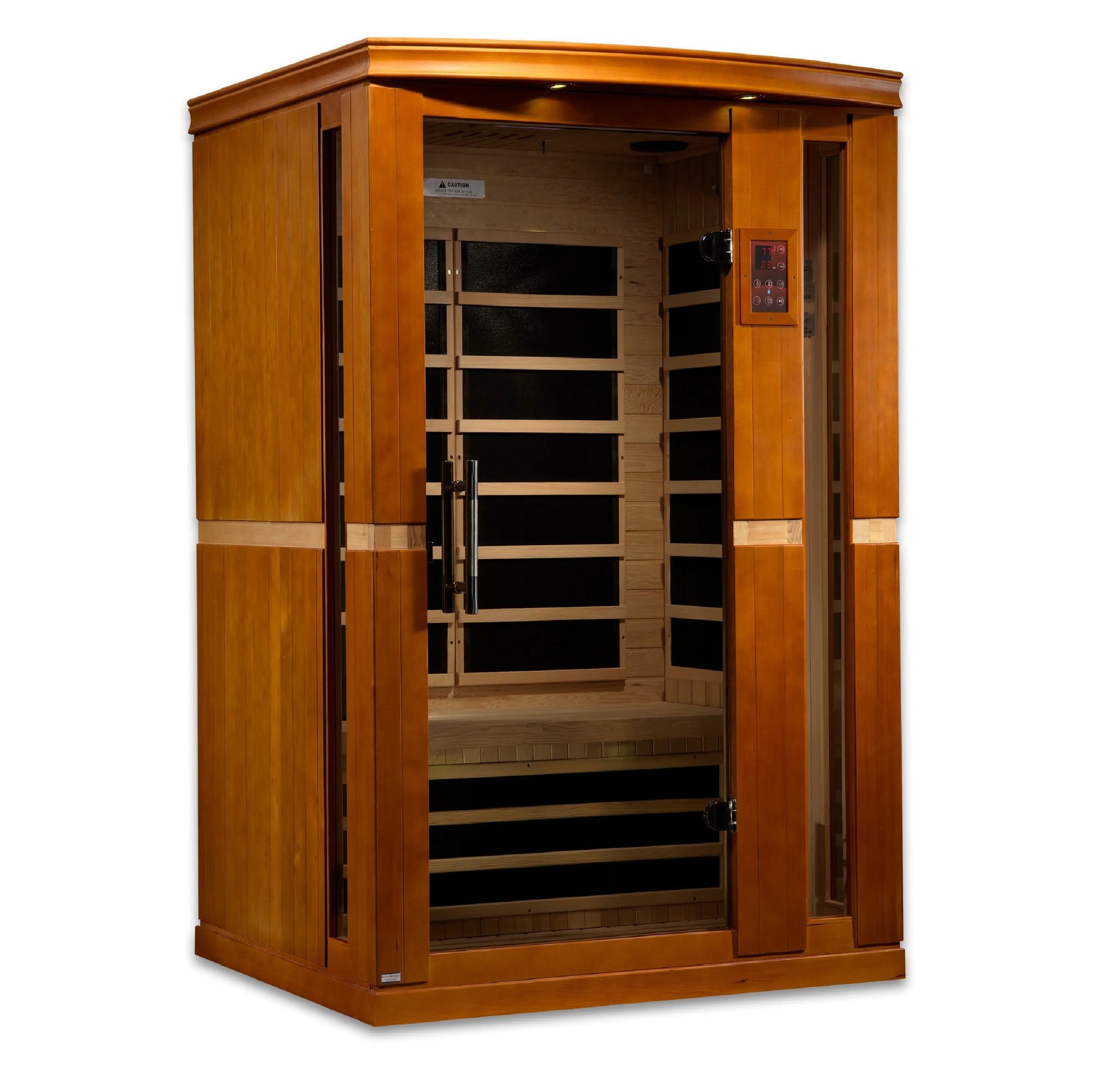 Dynamic "Vittoria" 2-Person Low EMF FAR Infrared Sauna (DYN-6220-01) Dynamic Saunas