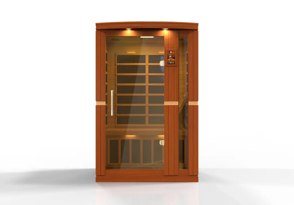 Dynamic "Vittoria" Elite 2-Person Ultra Low EMF (Between 3-5MG) FAR Infrared Sauna (DYN-6220-01 Elite) Dynamic Saunas