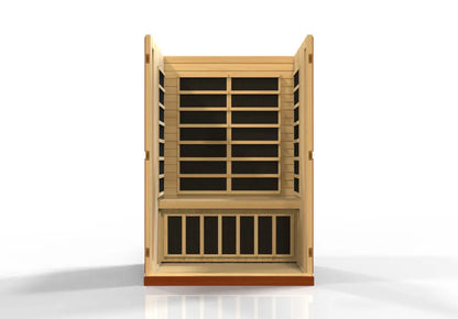 Dynamic "Vittoria" Elite 2-Person Ultra Low EMF (Between 3-5MG) FAR Infrared Sauna (DYN-6220-01 Elite) Dynamic Saunas