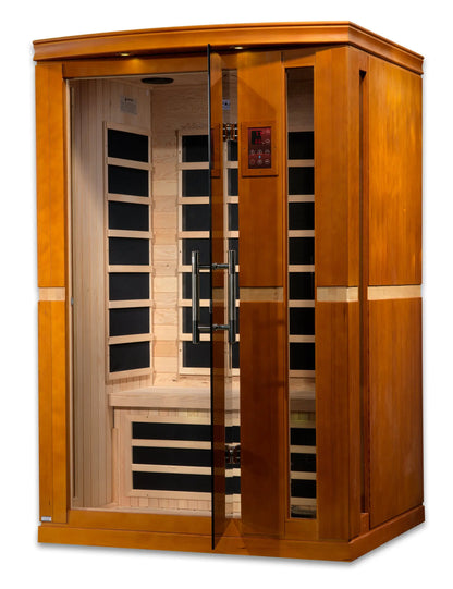 Dynamic "Vittoria" Elite 2-Person Ultra Low EMF (Between 3-5MG) FAR Infrared Sauna (DYN-6220-01 Elite) Dynamic Saunas