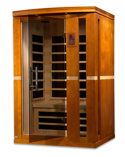 Dynamic "Vittoria" Elite 2-Person Ultra Low EMF (Between 3-5MG) FAR Infrared Sauna (DYN-6220-01 Elite) Dynamic Saunas