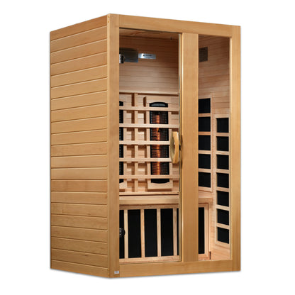 Dynamic "Serena" 2-Person Full Spectrum Near Zero EMF FAR Infrared Sauna (DYN-6229-03 FS) Dynamic Saunas