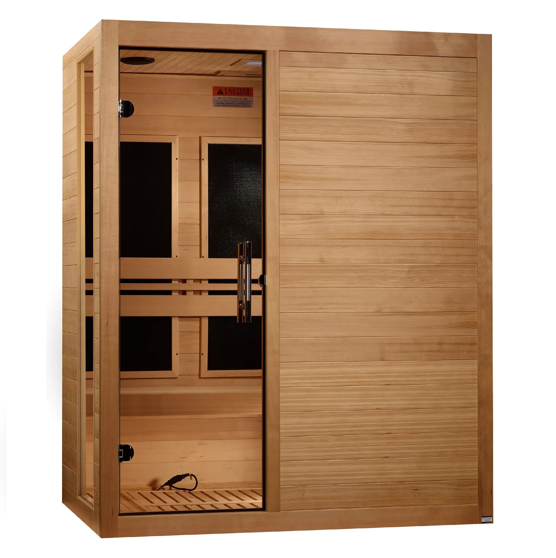 Dynamic "Toscana" Elite 3-Person Ultra Low EMF FAR Infrared Sauna (DYN-6315-05 Elite) Dynamic Saunas