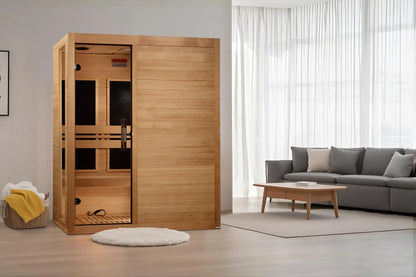 Dynamic "Toscana" Elite 3-Person Ultra Low EMF FAR Infrared Sauna (DYN-6315-05 Elite) Dynamic Saunas