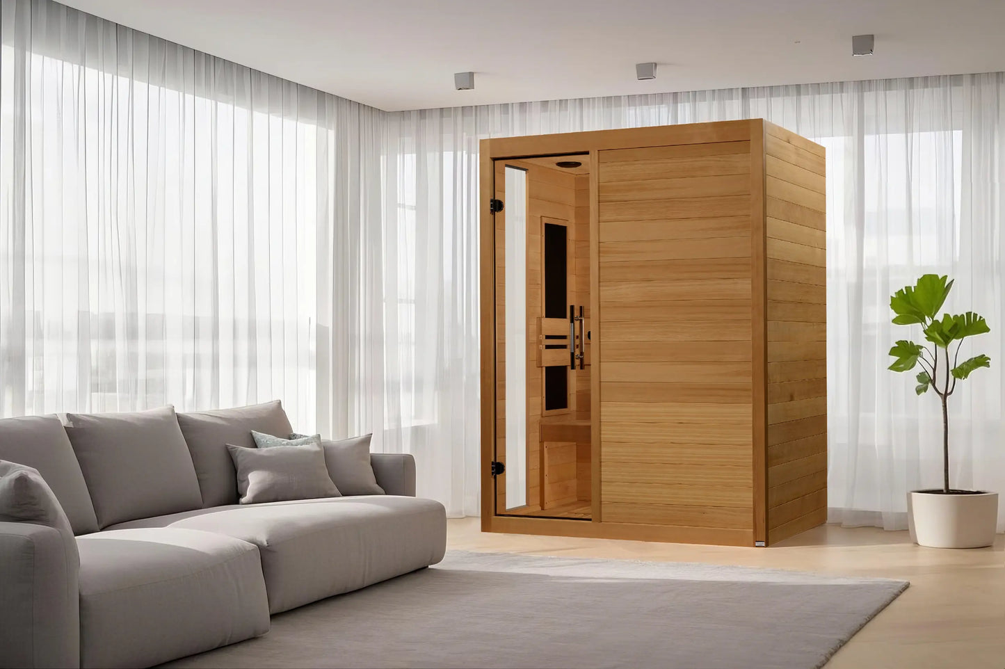 Dynamic "Toscana" Elite 3-Person Ultra Low EMF FAR Infrared Sauna (DYN-6315-05 Elite) Dynamic Saunas