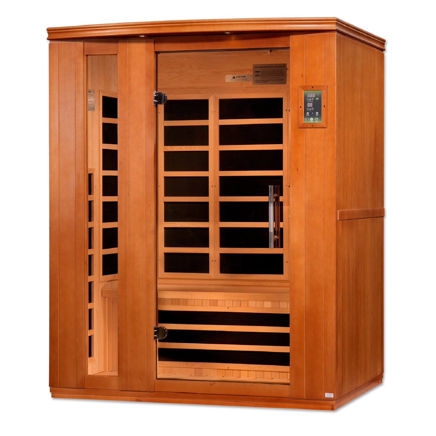 Dynamic "Lugano" Elite 3-person Ultra Low EMF FAR Infrared Sauna (DYN-6336-02 Elite) Dynamic Saunas