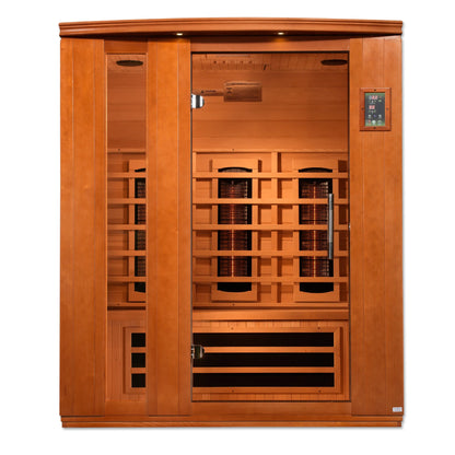 Dynamic "Lugano" 3-Person Full Spectrum Near Zero EMF FAR Infrared Sauna (DYN-6336-03 FS) Dynamic Saunas