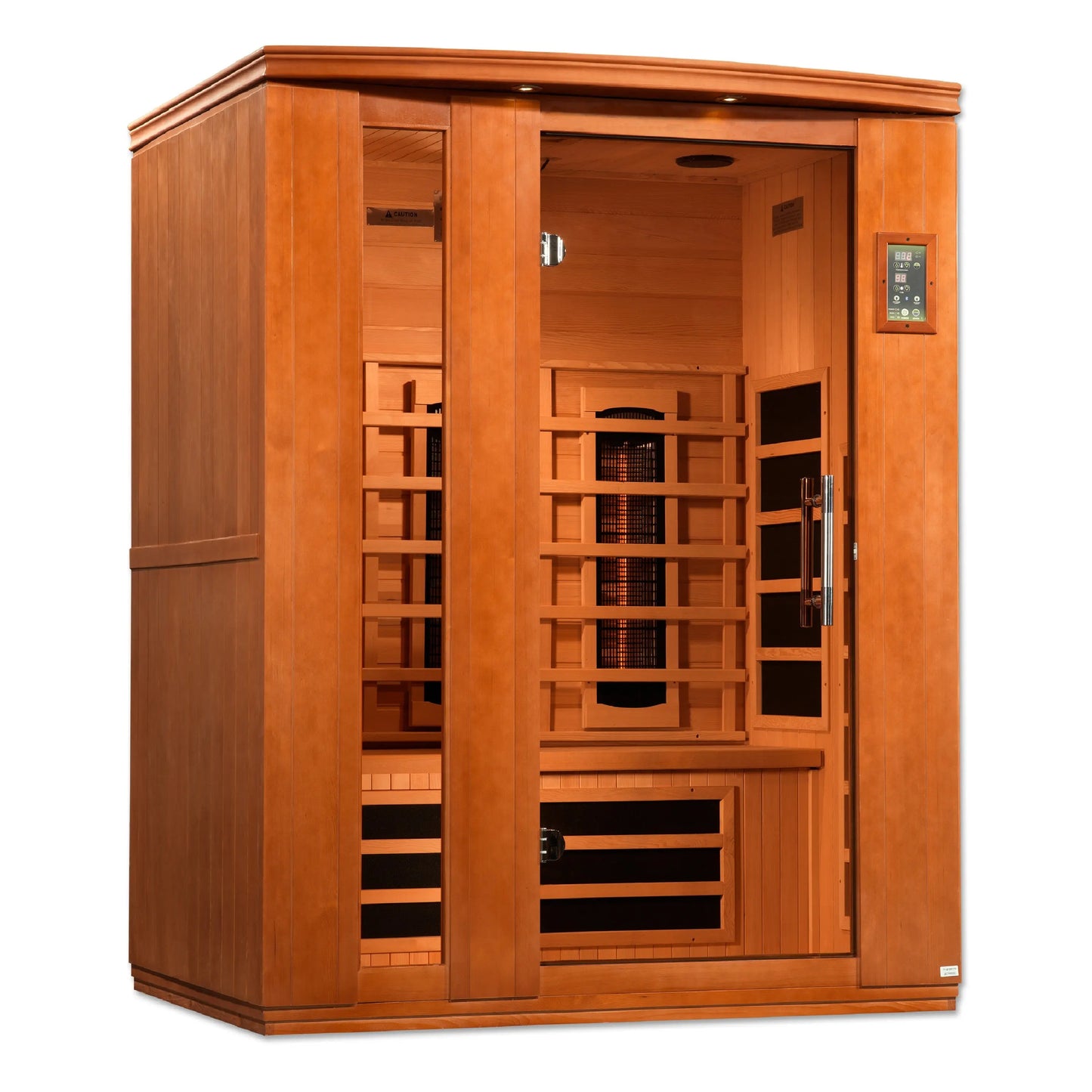 Dynamic "Lugano" 3-Person Full Spectrum Near Zero EMF FAR Infrared Sauna (DYN-6336-03 FS) Dynamic Saunas