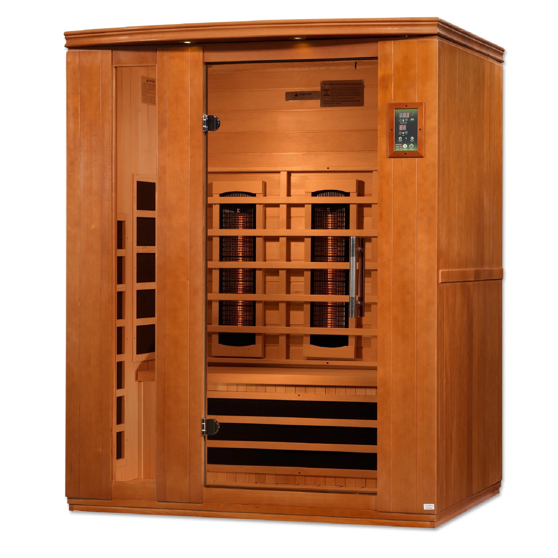Dynamic "Lugano" 3-Person Full Spectrum Near Zero EMF FAR Infrared Sauna (DYN-6336-03 FS) Dynamic Saunas