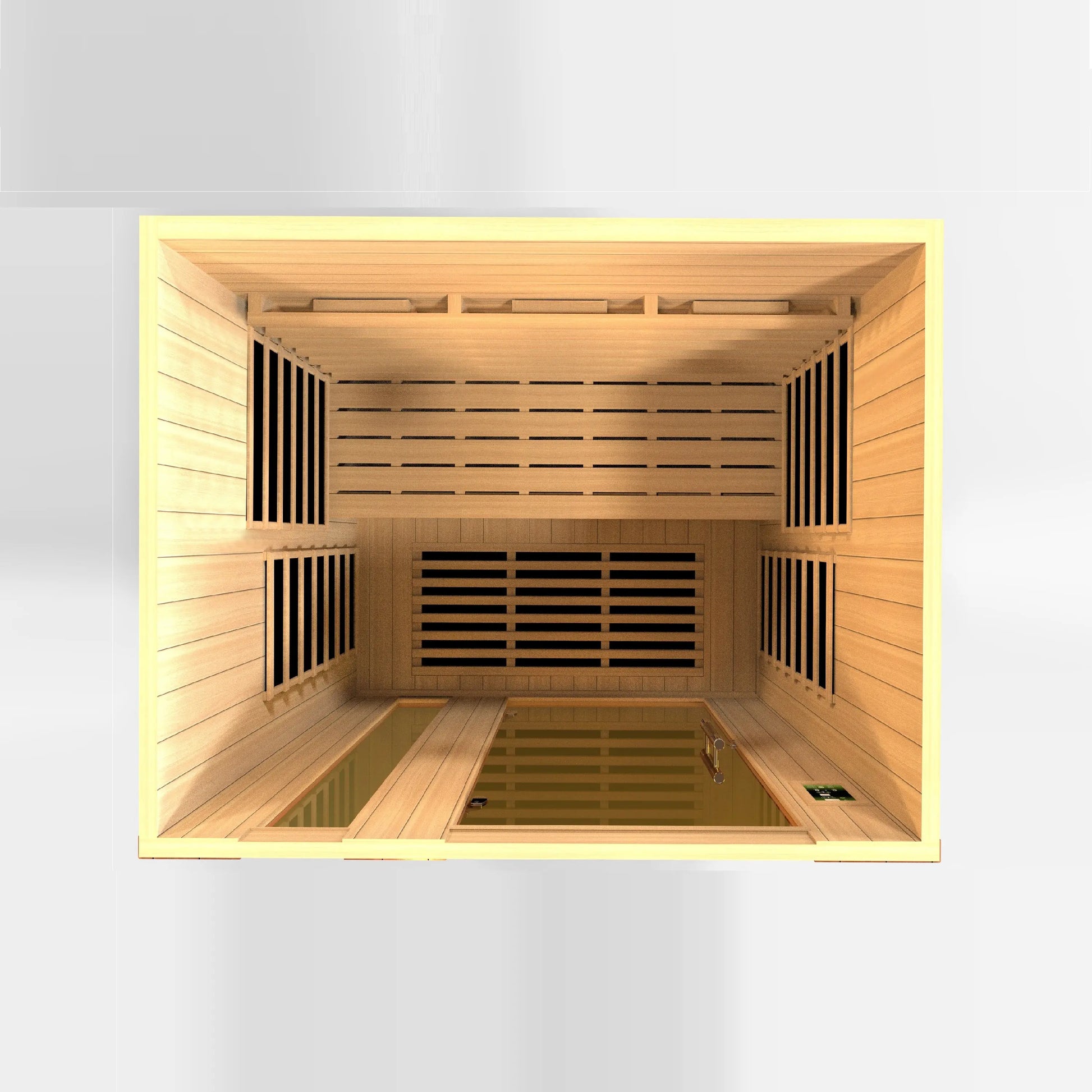 Dynamic "Lugano" 3-Person Full Spectrum Near Zero EMF FAR Infrared Sauna (DYN-6336-03 FS) Dynamic Saunas