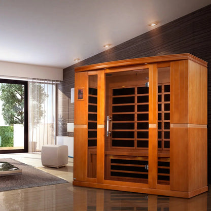 Dynamic "Bergamo" Elite 4-Person Ultra Low EMF FAR Infrared Sauna (DYN-6440-01 Elite) Dynamic Saunas