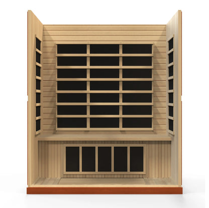 Dynamic "Bergamo" 4-Person Low EMF FAR Infrared Sauna (DYN-6440-01) Dynamic Saunas