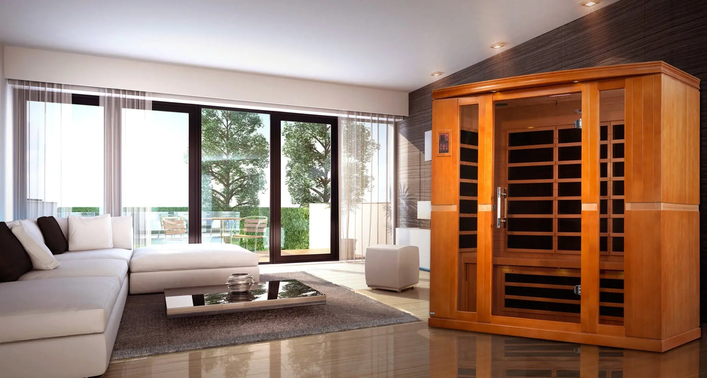 Dynamic "Bergamo" Elite 4-Person Ultra Low EMF FAR Infrared Sauna (DYN-6440-01 Elite) Dynamic Saunas