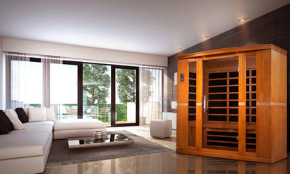 Dynamic "Bergamo" Elite 4-Person Ultra Low EMF FAR Infrared Sauna (DYN-6440-01 Elite) Dynamic Saunas