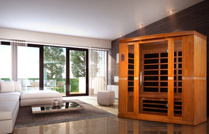 Dynamic "Bergamo" Elite 4-Person Ultra Low EMF FAR Infrared Sauna (DYN-6440-01 Elite) Dynamic Saunas