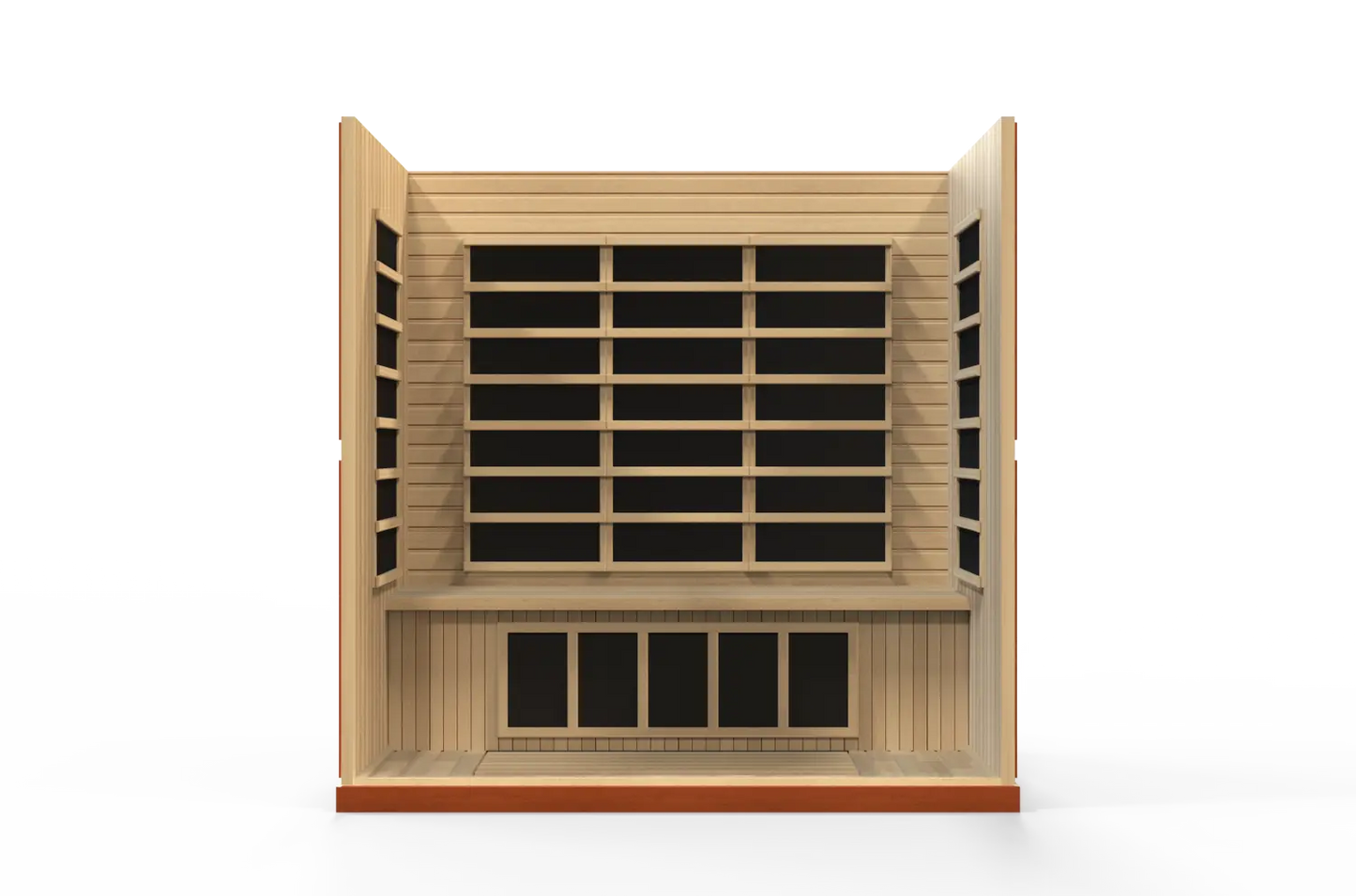 Dynamic "Bergamo" Elite 4-Person Ultra Low EMF FAR Infrared Sauna (DYN-6440-01 Elite) Dynamic Saunas