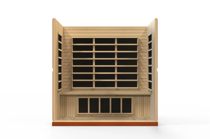 Dynamic "Bergamo" Elite 4-Person Ultra Low EMF FAR Infrared Sauna (DYN-6440-01 Elite) Dynamic Saunas