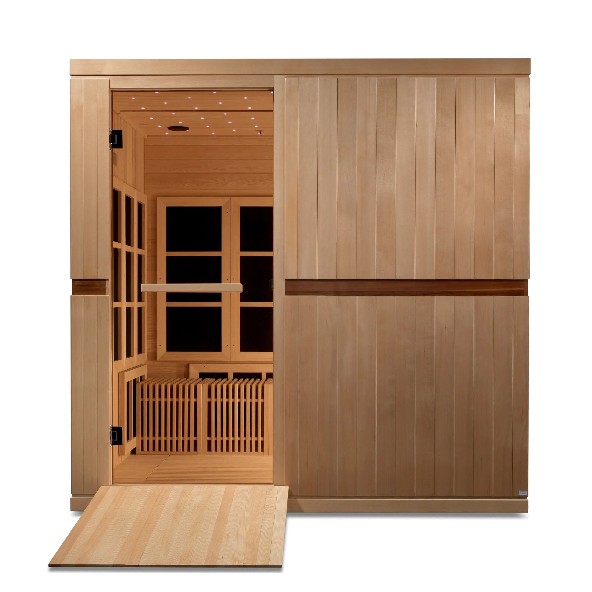 Golden Designs "Catalonia" 8-Person PureTech™ Near Zero EMF FAR Infrared Sauna (GDI 6880-02) Golden Designs Inc (NA)