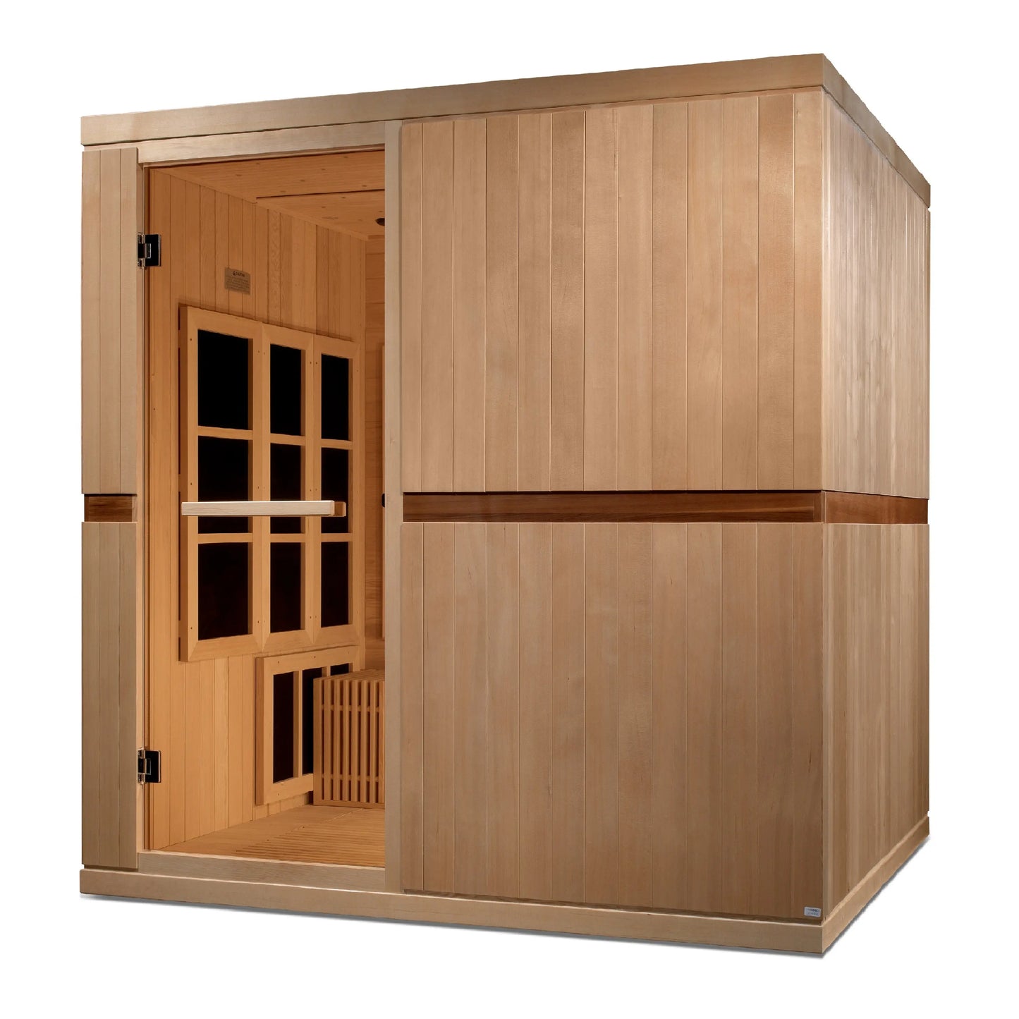 Golden Designs "Catalonia" 8-Person PureTech™ Near Zero EMF FAR Infrared Sauna (GDI 6880-02) Golden Designs Inc (NA)