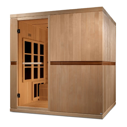 Golden Designs "Catalonia" 8-Person PureTech™ Near Zero EMF FAR Infrared Sauna (GDI 6880-02) Golden Designs Inc (NA)