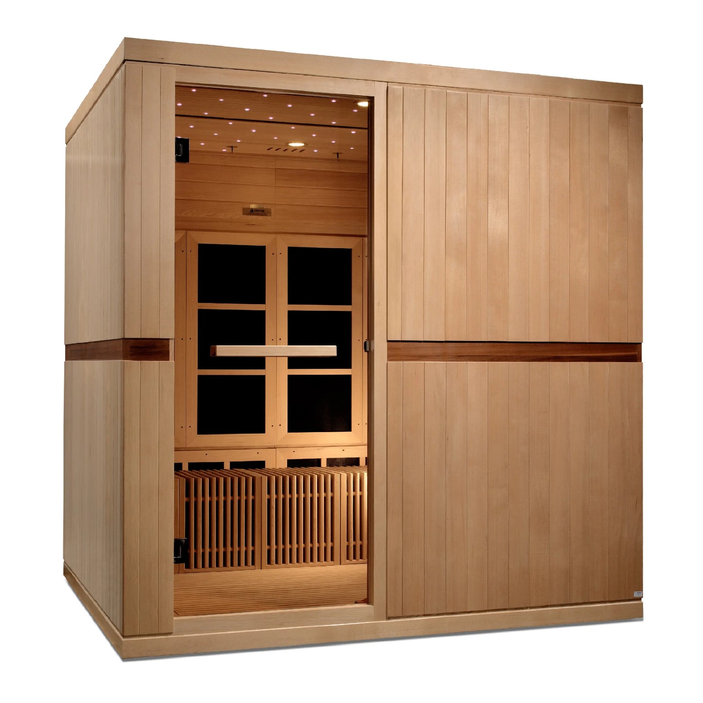 Golden Designs "Catalonia" 8-Person PureTech™ Near Zero EMF FAR Infrared Sauna (GDI 6880-02) Golden Designs Inc (NA)