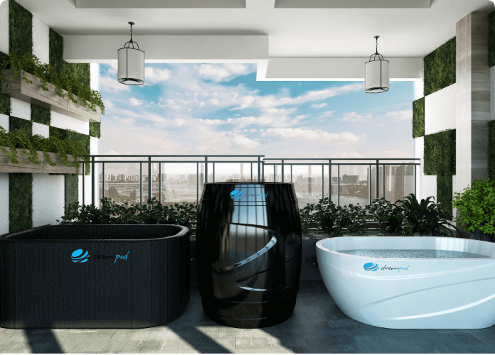 Dreampod Ice Series Cold Plunge Barrel Flex with Chiller