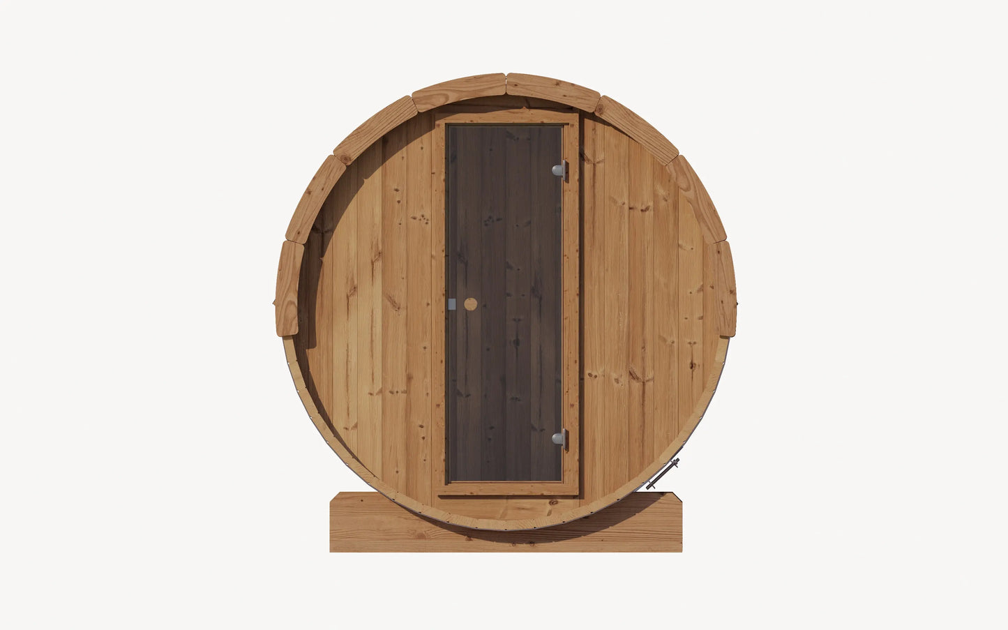 SaunaLife Model E6 Sauna Barrel (ERGO-Series Backyard Sauna Barrel 59"x81", 3-person) SaunaLife