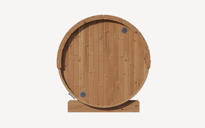 SaunaLife Model E6 Sauna Barrel (ERGO-Series Backyard Sauna Barrel 59"x81", 3-person) SaunaLife