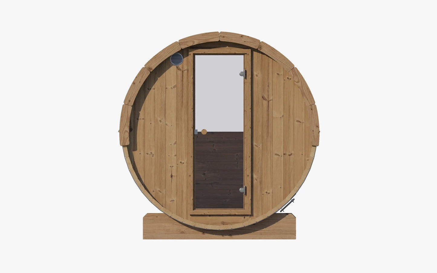 SaunaLife Model E6W Sauna Barrel-Window (ERGO Series Sauna Barrel 59"D x 81"H [Diameter] Rear Window) SaunaLife